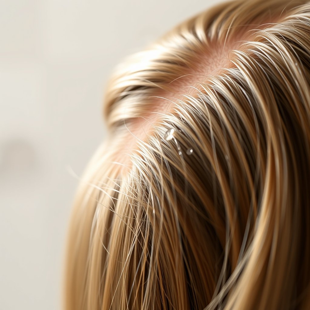 dandruff shampoo in action