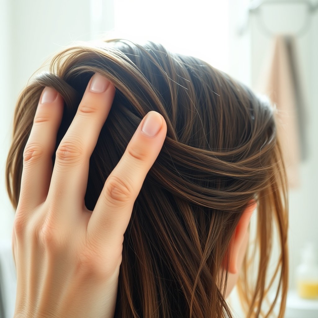 dandruff shampoo in action