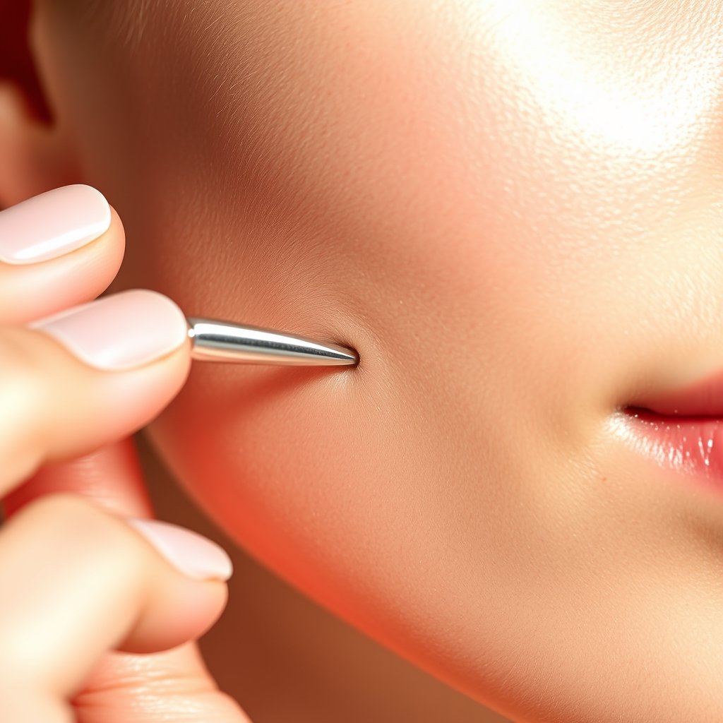 blackhead remover in action